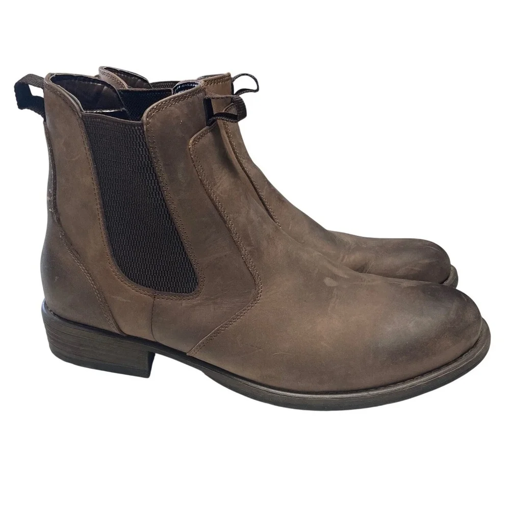 Eastland Daily Double Brown Leather Chelsea Boot Men's 13D